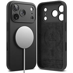 Чохол Ringke Silicone Magnetic до iPhone 17 Pro Max Black (SIMG1097E55)