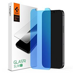 Захисне скло Spigen Glas.tR Slim HD Antiblue для iPhone 12 Mini Clear (AGL01536)
