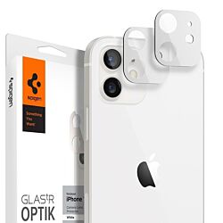 Стекло на камеру Spigen GlastR Slim Optik Camera Lens 2-Pack для iPhone 12 White (AGL02469)