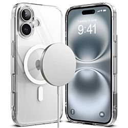 Чохол Ringke Fusion Magnetic до iPhone 16 Clear (FMG891E52)