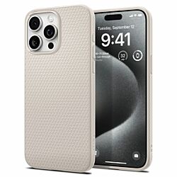 Чохол Spigen Liquid Air до iPhone 15 Pro Natural Titanium (ACS07217)