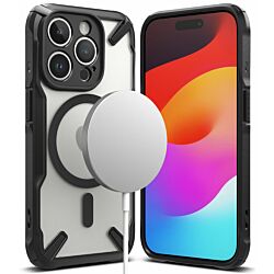 Чохол Ringke Fusion X Magnetic до iPhone 15 Pro Matte Black (FXMGM739E55)