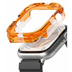 Чохол Ringke Fusion Bumper до Apple Watch 4/5/SE/6/7/8/9 44/45mm Neon Orange (FB71105RS)
