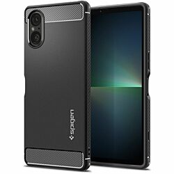 Чохол Spigen Rugged Armor до Sony Xperia 5 V Matte Black (ACS06359)