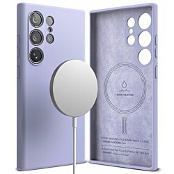 Чехол Ringke Silicone Magnetic для Samsung Galaxy S24 Ultra Lavender (SIMG802SE79)