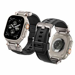 Ремінець Spigen DuraPro Armor PU до Apple Watch 42/44/45/46/49mm Black (AMP07591)