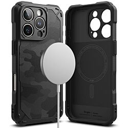 Чехол Ringke Rugged Gear Magnetic для iPhone 16 Pro Max Camo Black (RGM950E245)