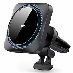 Магнітний автотримач ESR Halolock Wireless Car Charger with CryoBoost Black (2C5400203)