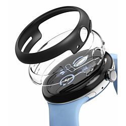 Чохол Ringke Slim Clear + Matte Black 2-pack до Google Pixel Watch 2 (S78601RS)