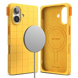 Чохол Ringke Bitmap Silicone Magnetic для iPhone 16 Yellow (BMMG1017SE46)
