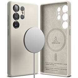 Чохол Ringke Silicone Magnetic до Samsung Galaxy S25 Ultra Stone (SIMG998SE72)