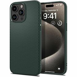Чохол Spigen Liquid Air до iPhone 15 Pro Max Abyss Green (ACS06564)