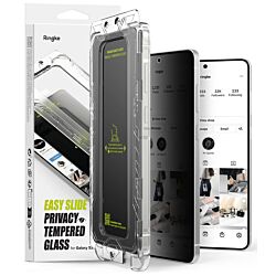 Захисне скло Ringke Easy Slide Privacy Tempered Glass 2-Pack до Samsung Galaxy S25 Edge Black (G4as1073)