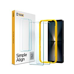 Захисне скло 1stcase SimpleAlign Tempered Glass 2-pack до Sony Xperia 1 VI/VII Clear (SLA3006)