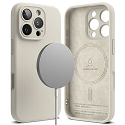 Чохол Ringke Silicone Magnetic для iPhone 16 Pro Stone (SIMG920SE72)