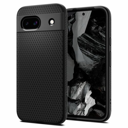 Чохол Spigen Liquid Air до Google Pixel 8a Matte Black (ACS07257) ACS07257-spg Чохол Spigen Liquid Air до Google Pixel 8a Matte Black (ACS07257) ACS07257-spg