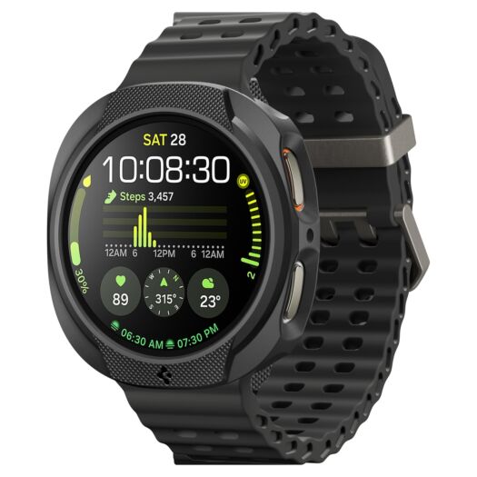 Чохол Spigen Liquid Air до Samsung Galaxy Watch 8 40mm Matte Black (ACS09840) ACS09840-spg