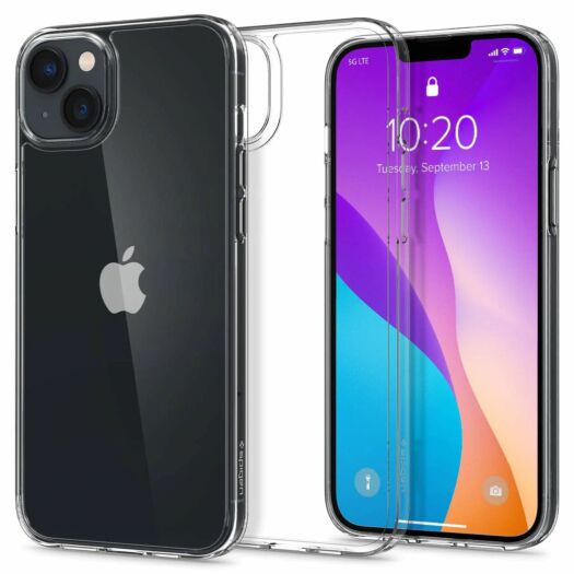 Чохол Spigen Air Skin Hybrid до iPhone 14 Plus Crystal Clear (ACS04886) ACS04886-spg Чохол Spigen Air Skin Hybrid до iPhone 14 Plus Crystal Clear (ACS04886) ACS04886-spg