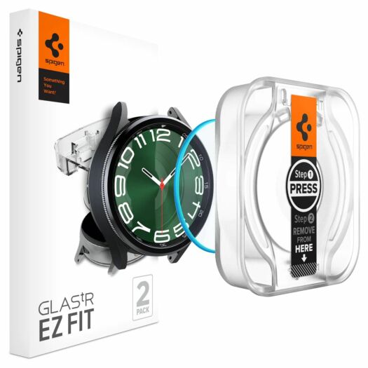 Защитное стекло Spigen Glas.TR ''EZ Fit'' 2-pack для Samsung Galaxy Watch 6 Classic 47mm (AGL07066) AGL07066-spg