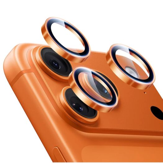 Захисне скло на камеру ESR Armorite Camera Lens до iPhone 16 Pro/16 Pro Max/17 Pro/17 Pro Max Orange (1D73200902) 1D73200902-esr