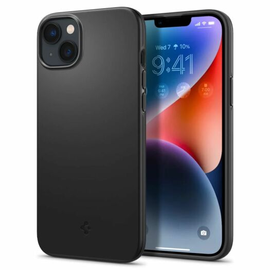 Чехол Spigen Thin Fit для iPhone 14 Plus Black (ACS04773) ACS04773-spg Чехол Spigen Thin Fit для iPhone 14 Plus Black (ACS04773) ACS04773-spg