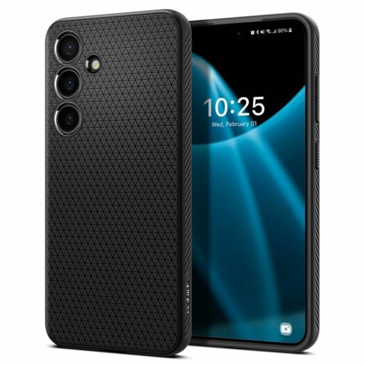 Чехол Spigen Liquid Air для Samsung Galaxy S24+ Plus Matte Black (ACS07327) ACS07327-spg Чехол Spigen Liquid Air для Samsung Galaxy S24+ Plus Matte Black (ACS07327) ACS07327-spg