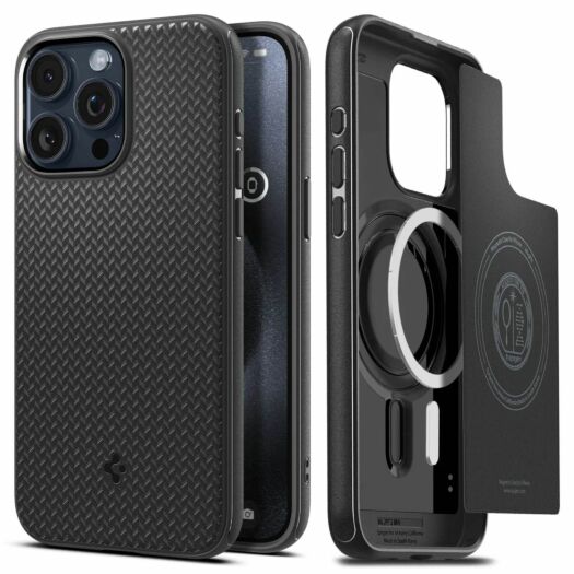 Чехол Spigen Mag Armor MagFit для iPhone 15 Pro Max Matte Black (ACS06597) ACS06597-spg
