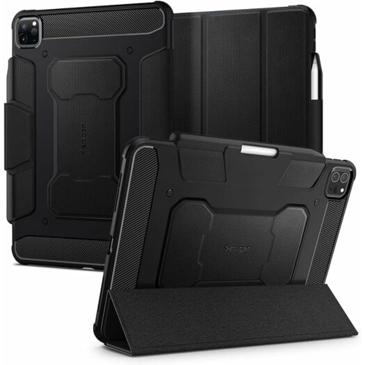 Чехол Spigen Rugged Armor Pro для iPad Pro 11'' (2022/2021/2020/2018) Black (ACS01024) 695657519-21 Чехол Spigen Rugged Armor Pro для iPad Pro 11'' (2022/2021/2020/2018) Black (ACS01024) 695657519-21