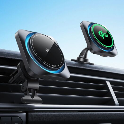 Магнітний автотримач ESR Qi2 Wireless Car Charger with CryoBoost 15W (Halolock) Black (2B5180163) 2B5180163-esr Магнітний автотримач ESR Qi2 Wireless Car Charger with CryoBoost 15W (Halolock) Black (2B5180163) 2B5180163-esr