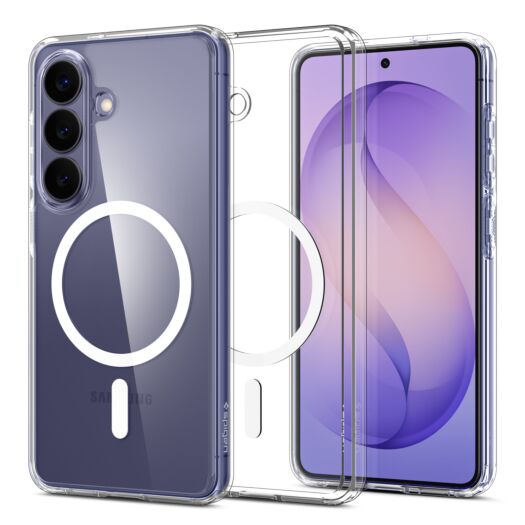 Чохол Spigen Ultra Hybrid MagFit (Qi2 Compatible) до Samsung Galaxy S26+ Plus Clear White (ACS10709) ACS10709-spg