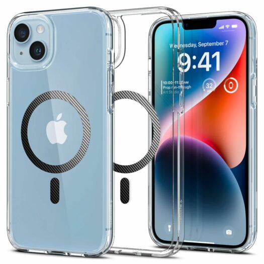 Чехол Spigen Ultra Hybrid Mag для iPhone 14 Carbon Fiber (ACS05050) ACS05050-spg