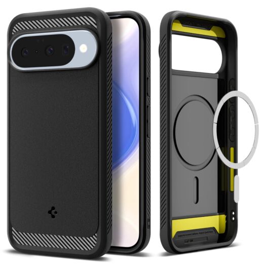 Чохол Spigen Rugged Armor MagFit до Google Pixel  10/10 Pro Matte Black (ACS09698) ACS09698-spg