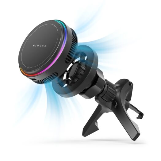 Магнітний автотримач Ringke Qi2 25W Peltier Magnetic Car Charger Mount (CS120101RS) CS120101RS-rng