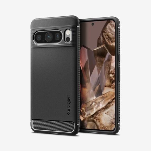 Чехол Spigen Rugged Armor для Google Pixel 8 Pro Matte Black (ACS06314) ACS06314-spg Чехол Spigen Rugged Armor для Google Pixel 8 Pro Matte Black (ACS06314) ACS06314-spg