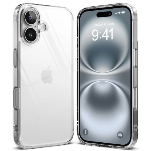 Чохол Ringke Fusion для iPhone 16 Plus Clear (F898E52) F898E52-rgk Чохол Ringke Fusion для iPhone 16 Plus Clear (F898E52) F898E52-rgk
