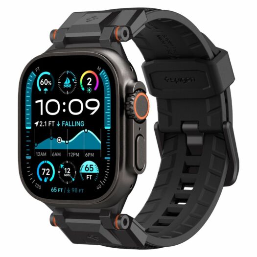 Ремінець Spigen DuraPro Armor до Apple Watch 3/4/5/6/SE/7/8/9/10/Ultra 42/44/45/46/49mm Black Edition (AMP09229) AMP09229-spg Ремінець Spigen DuraPro Armor до Apple Watch 3/4/5/6/SE/7/8/9/10/Ultra 42/44/45/46/49mm Black Edition (AMP09229) AMP09229-spg