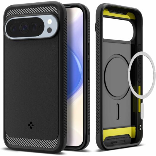 Чохол Spigen Rugged Armor MagFit до Google Pixel 10 Pro XL Matte Black (ACS09721) ACS09721-spg