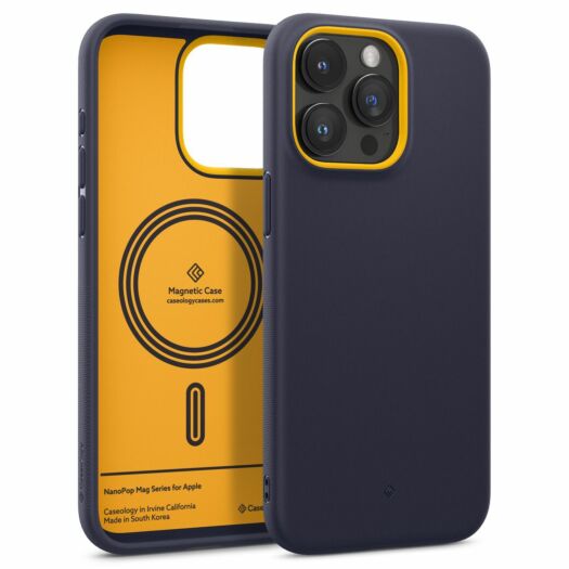 Чехол Caseology Nano Pop Mag для iPhone 15 Pro Blueberry Navy (ACS06752) ACS06752C