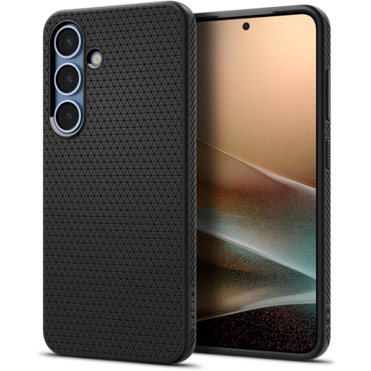 Чохол Spigen Liquid Air до Samsung Galaxy S25 Matte Black (ACS09000) ACS09000-spg Чохол Spigen Liquid Air до Samsung Galaxy S25 Matte Black (ACS09000) ACS09000-spg