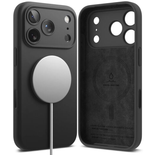 Чохол Ringke Silicone Magnetic до iPhone 17 Pro Max Black (SIMG1097E55) SIMG1097E55-rgk