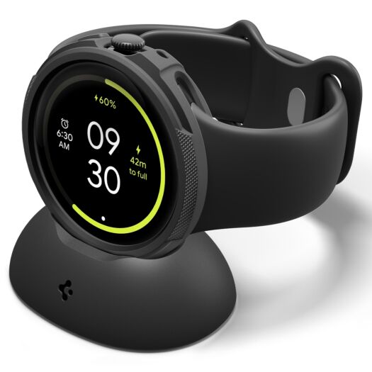 Чохол з підставкою Spigen Liquid Air до Pixel Watch 4 45mm Matte Black (ACS11222) ACS11222-spg