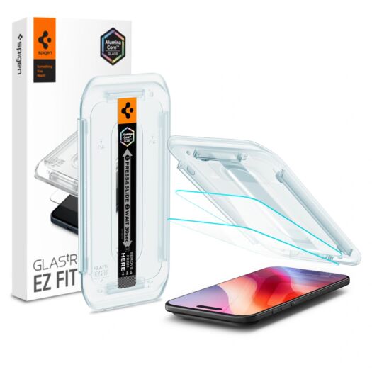 Захисне скло Spigen Glas.tR EZ FIT 2-Pack до iPhone Air Clear (AGL09861) AGL09861-spg