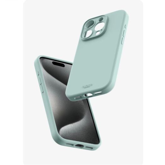 Чохол itSkins Avana Velvet до iPhone 15 Pro Sage AP5X-AVSIK-LGRN-arm Чохол itSkins Avana Velvet до iPhone 15 Pro Sage AP5X-AVSIK-LGRN-arm