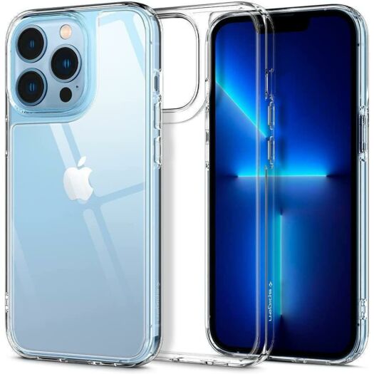 Чохол Spigen Quartz Hybrid для iPhone 13 Pro Crystal Clear (ACS03271) ACS03271-spg Чохол Spigen Quartz Hybrid для iPhone 13 Pro Crystal Clear (ACS03271) ACS03271-spg