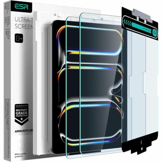 Защитное стекло ESR Armorite Tempered Glass 2-Pack для iPad Pro 13'' (2024) Clear (1E0800102) 1E0800102-esr Защитное стекло ESR Armorite Tempered Glass 2-Pack для iPad Pro 13'' (2024) Clear (1E0800102) 1E0800102-esr