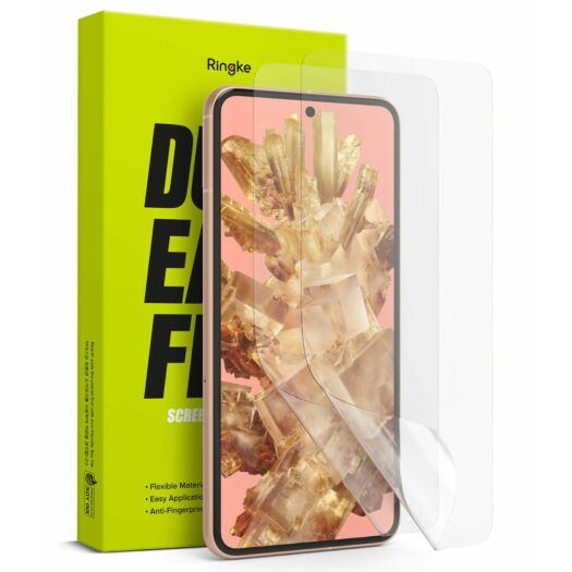 Защитная плёнка Ringke Dual Easy Film 2-pack для Google Pixel 8 Clear (D2E057) D2E057-rgk Защитная плёнка Ringke Dual Easy Film 2-pack для Google Pixel 8 Clear (D2E057) D2E057-rgk