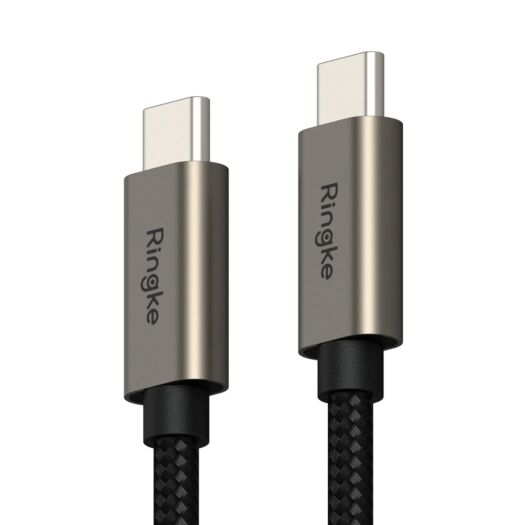 Дата-кабель Ringke Fast Charging Basic Cable USB-С to USB-C 60W 1m Black (CB812S02RS) CB812S02RS-rgk Дата-кабель Ringke Fast Charging Basic Cable USB-С to USB-C 60W 1m Black (CB812S02RS) CB812S02RS-rgk