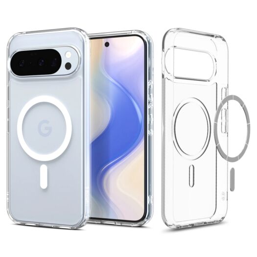Чохол Spigen Ultra Hybrid MagFit до Google Pixel 10/10 Pro Clear White (ACS09702) ACS09702-spg