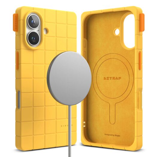 Чехол Ringke Bitmap Silicone Magnetic для iPhone 16 Yellow (BMMG1017SE46) BMMG1017SE46-rgk Чехол Ringke Bitmap Silicone Magnetic для iPhone 16 Yellow (BMMG1017SE46) BMMG1017SE46-rgk