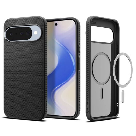 Чохол Spigen Liquid Air MagFit  до Google Pixel 10/10 Pro Matte Black (ACS09695) ACS09695-spg